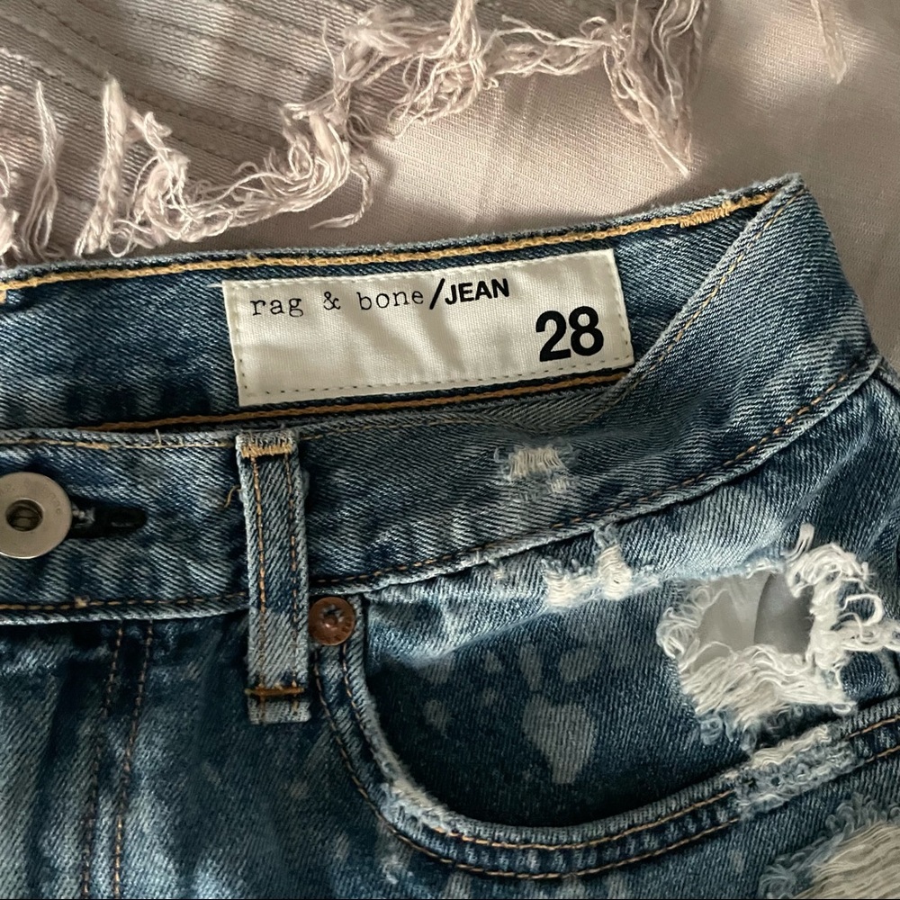 Nwt Rag And Bone Cut Off Jean Shorts Size 28 Runs… - image 8